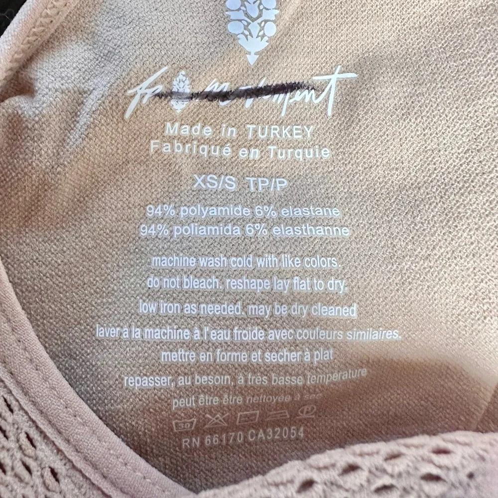 FP Movement Every Single Time Floral Bra in Desert Rose NWOT